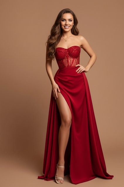 Společenské Šaty JOANA červené