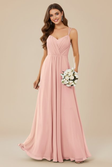 Družičkovské Šaty JASMINE růžové