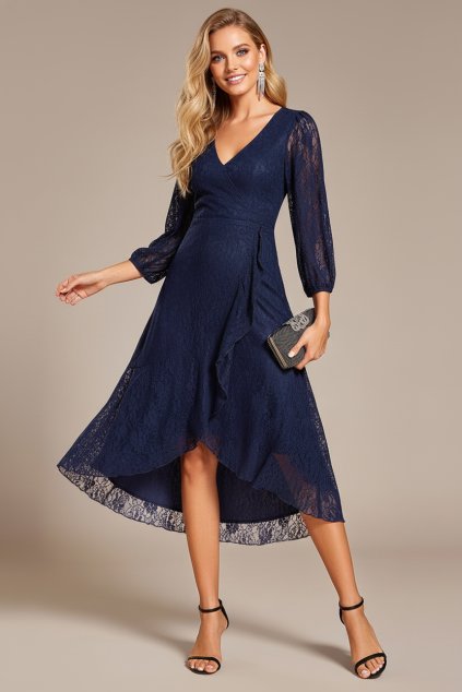 Krajkové  šaty  BAILEY tmavě modré