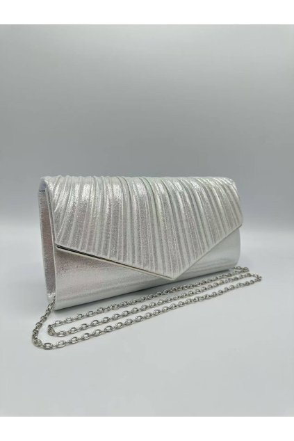 pochette enveloppe effet satine argent 6899c2b313f5c