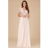 Dlouhé plesové šaty LAUREN NUDE