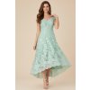 Dlouhé krajkové šaty CLEAH MINT