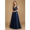 Plesové šaty LILY Tmavě modré