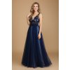 Plesové šaty LILY Tmavě modré