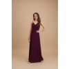 Plesové šaty ANGELA vínové