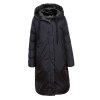 Dámský Dlouhý oboustranný Kabát černý