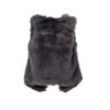 Dámská kožešinová Vesta šedá