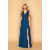 Plesové šaty KRISTY petrolejové
