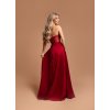 Společenské šaty ISABELLE červené back