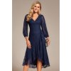 Krajkové  šaty  BAILEY tmavě modré