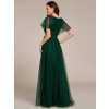 Večerní šaty SAMARA zelené back