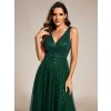 Večerní šaty MARA zelené 3