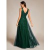 Večerní šaty MARA zelené back