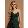 Společenské Šaty ISABELLE tmavě zelené
