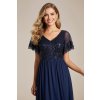 Společenské šaty EVERLY tmavě modré