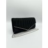pochette enveloppe effet satine noir 6899c2eef0d3e
