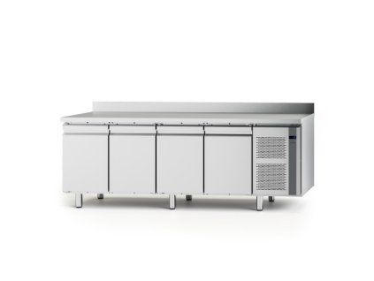 Tavolo Refrigerato Evolve 4 porte con alzatina