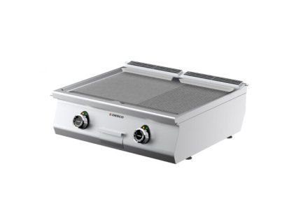 Gratar electric suprafata neteda striata 500x500