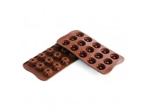forma na cokoladu silikonova easychoc 15x babovicka fantasia 3 druhy