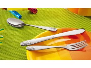 Dětský příbor s motivem medvídka na ručce