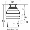 bc bone crusher lcd 1000 drtic odpadu schema