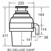 bc bone crusher deluxe 900 drtic odpadu schema