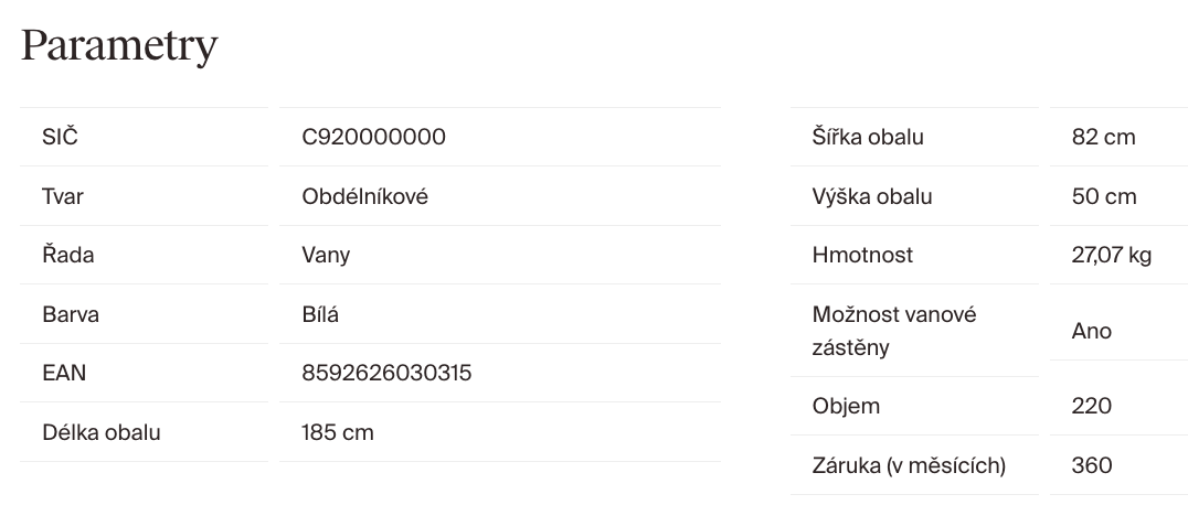 parametry-ravak-city-180x80-c920000000