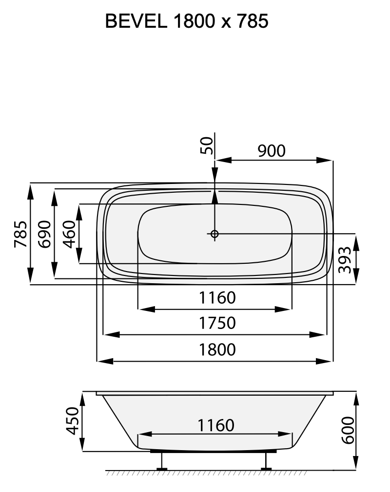santech-bevel-ovalna-1800x785-mm-technicky-nakres