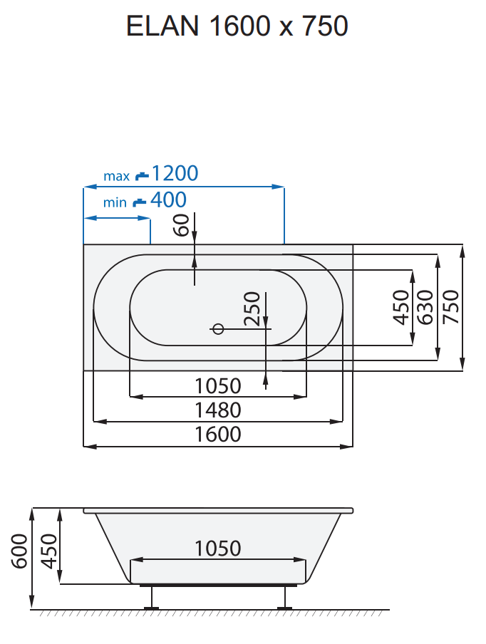 santech-elan-160x75-cm-technicky-nakres