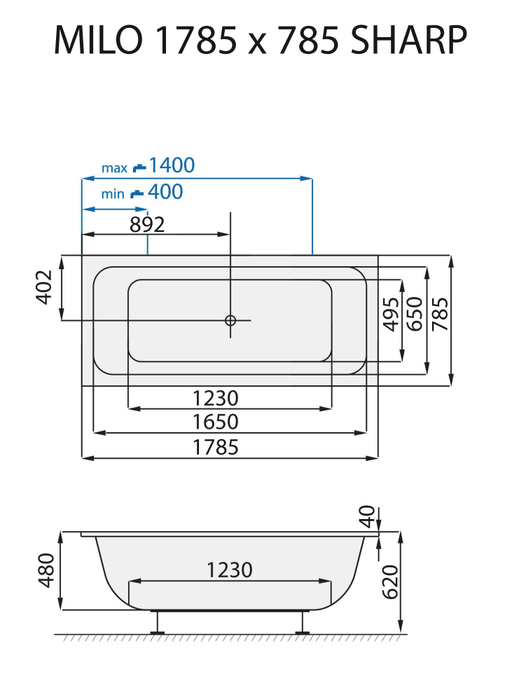 santech-milo-sharp-179x79-cm-technicky-nakres