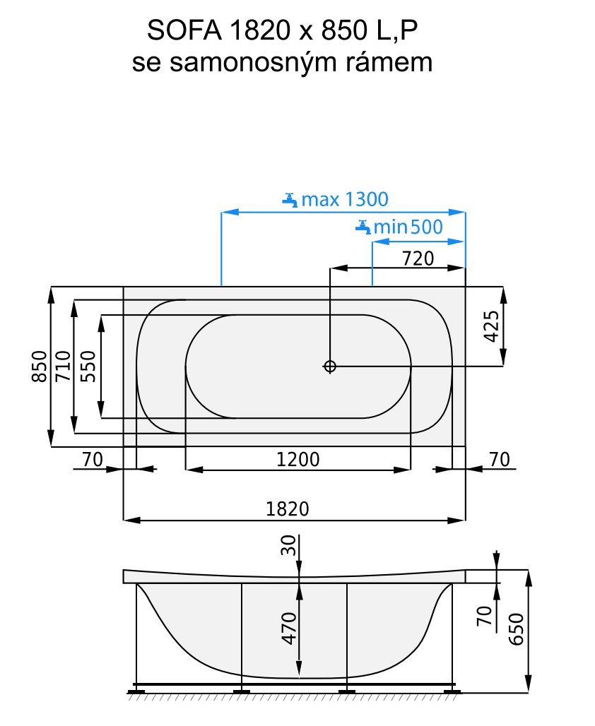 vana-sofa-1820x850-mm-technicky-nakres