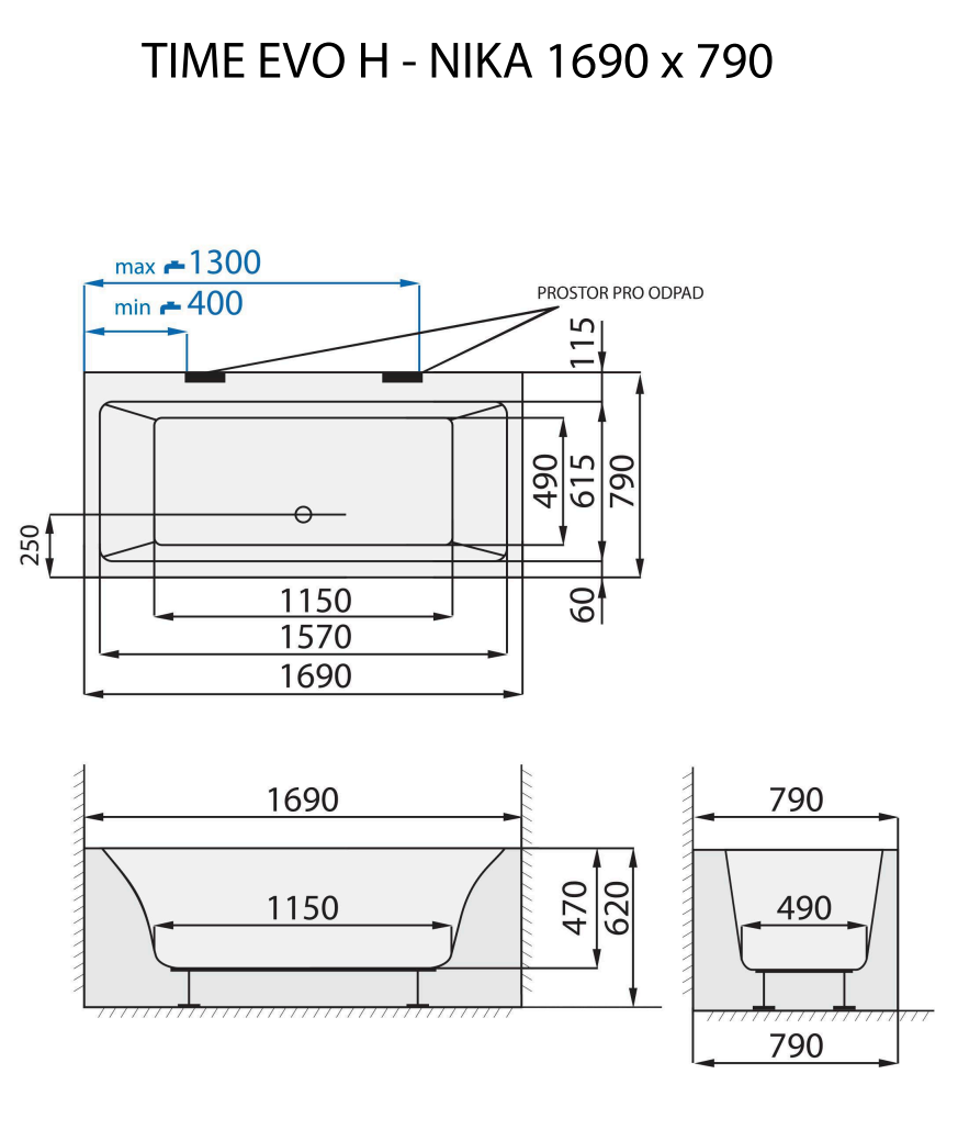 santech-time-evo-h-nika-169x79-cm-technicky-nakres