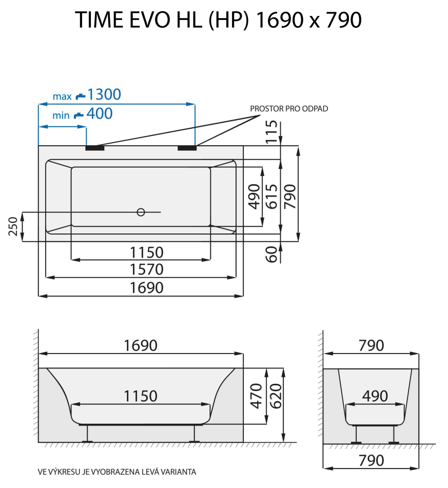 santech-time-evo-hl-169x79-cm-technicky-nakres