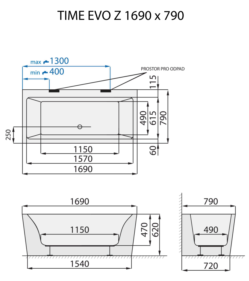 santech-time-evo-z-169x79-cm-technicky-nakres
