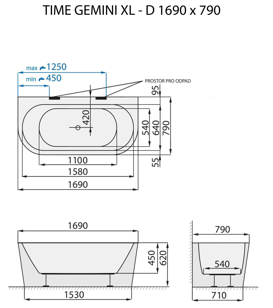 santech-time-gemini-xl-d-169x79-cm-technicky-nakres