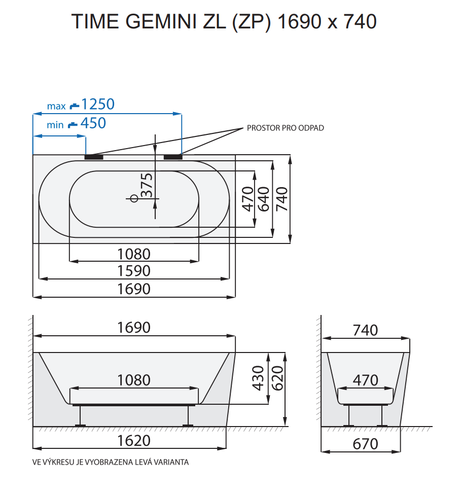 santech-time-gemini-zl-169x74-cm-technicky-nakres