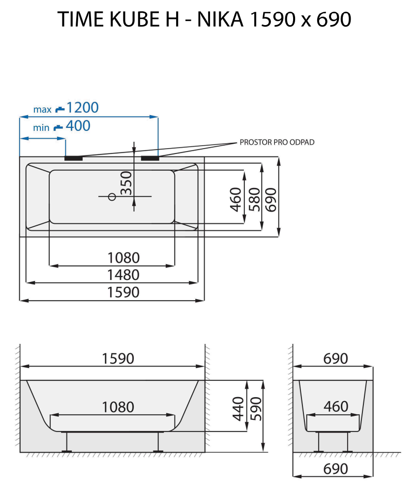 santech-time-kube-h-nika-159x69-cm-technicky-nakres
