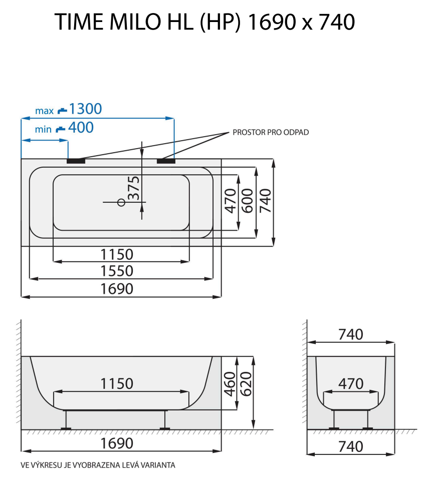 santech-time-milo-hl-hp-169x74-cm-technicky-nakres