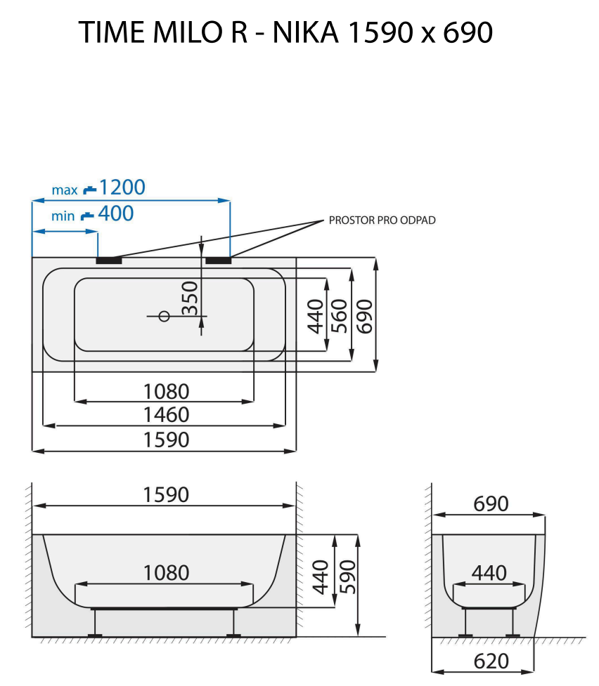santech-time-milo-r-nika-159x69-cm-technicky-nakres