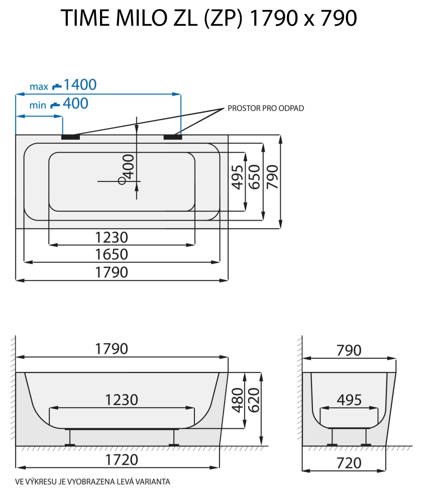 santech-time-milo-zl-zp-179x79-cm-technicky-nakres