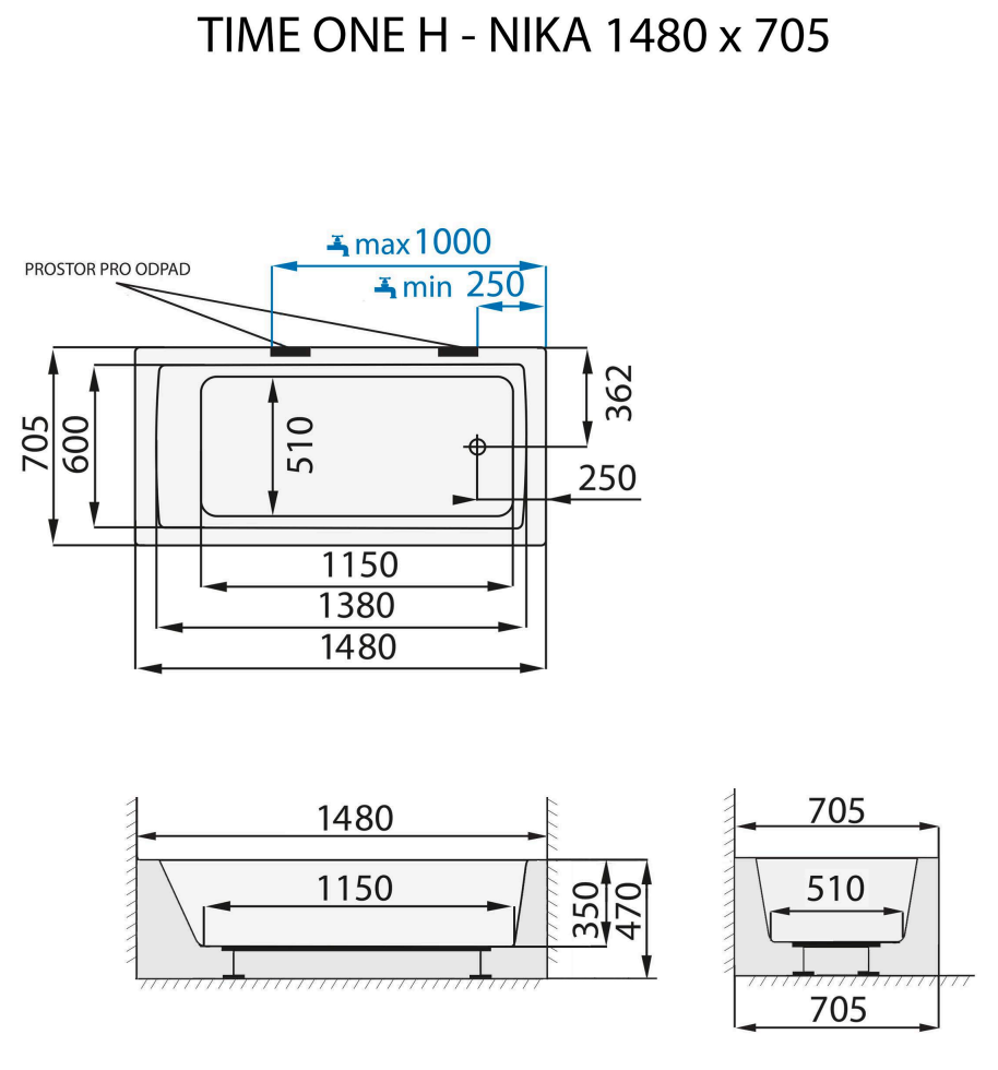 santech-time-nika-1480x705-mm-technicky-nakres