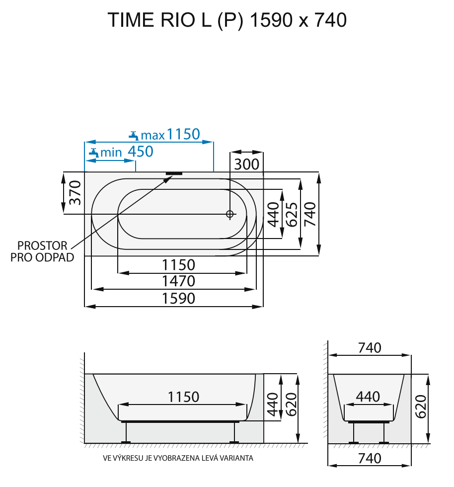 santech-time-rio-l-p-159x74-cm-technicky-nakres