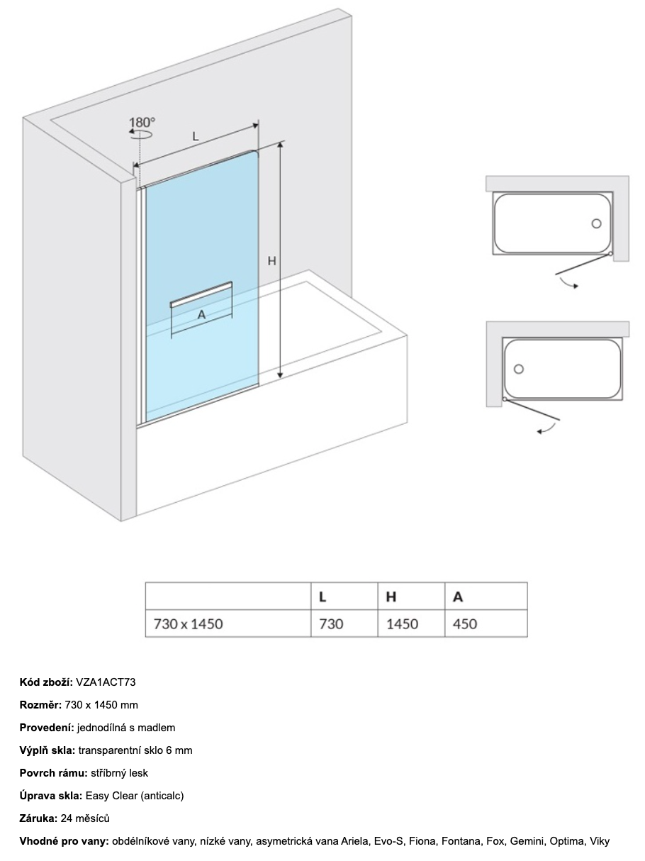 actima-technicka-specifikace