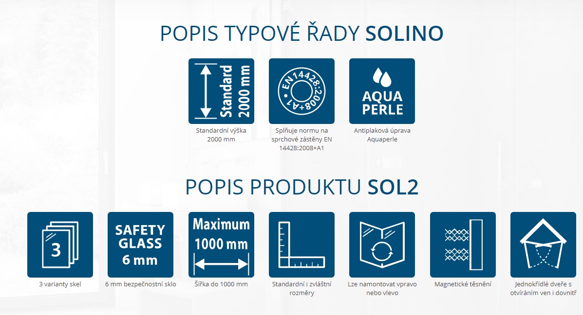 Sanswiss SOLINO SOL2 dvoukřídlé sprchové dveře 90 cm ⇒ 12 643 Kč - ✔️  Sprchové dveře (do niky/výklenku nebo k bočním stěnám) | PRIMAKOUPELNY.cz