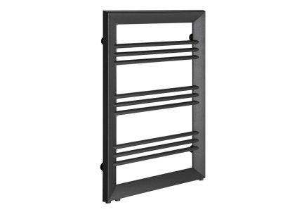 Otopné těleso / radiátor / topný žebřík: SAPHO LEONTES otopné těleso 595 x 944mm, 423 W, antracit (RM-609A) NT609A od značky Sapho. Série: Leontes. Šířka: 595 mm. Výška: 944 mm. Výkon: 479 W. Barva: Antracit. Materiál: Ocel. Možnost vytápění: Kombinované vytápění. Doporučená topná tyč o výkonu: 400 W. Doporučené umístění: Koupelna. Rozměry (šxv): 595 x 944 mm. Rozteč připojení 50 mm: Nesymetrické (na bok). Rozteč připojení přesně: 50 mm. Styl: Designový. Tvar: Designový, Rámový. Připojení: Středové připojení.
