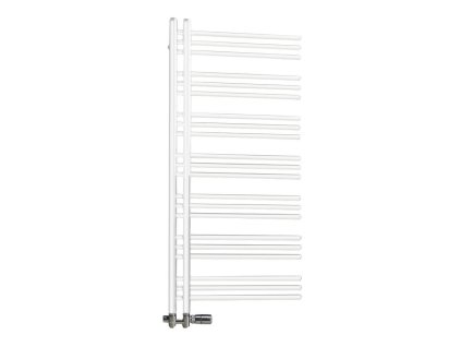 Otopné těleso / radiátor / topný žebřík: SAPHO DORLION otopné těleso 500 x 1200 mm, bílá 1130-51 od značky Sapho. Série: Dorlion. Šířka: 500 mm. Výška: 1200 mm. Výkon: 492 W. Barva: Bílá. Materiál: Ocel. Možnost vytápění: Kombinované vytápění. Doporučená topná tyč o výkonu: 400 W. Doporučené umístění: Koupelna. Rozměry (šxv): 500 x 1200 mm. Rozteč připojení 50 mm: Nesymetrické (na bok). Rozteč připojení přesně: 50 mm. Styl: Designový. Tvar: Designový, Tvar E. Připojení: Středové připojení.