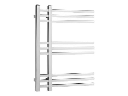 Otopné těleso / radiátor / topný žebřík: SAPHO MAGDALENA otopné těleso 500 x 688 mm, chrom IZ100 od značky Sapho. Série: Magdalena. Šířka: 500 mm. Výška: 688 mm. Výkon: 241 W. Barva: Chrom. Materiál: Ocel. Možnost vytápění: Kombinované vytápění. Doporučená topná tyč o výkonu: 200 W. Doporučené umístění: Koupelna. Rozměry (šxv): 500 x 688 mm. Rozteč připojení přesně: 100 mm. Styl: Designový. Tvar: Designový, Tvar E. Připojení: Boční připojení.