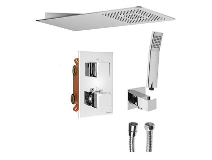 SAPHO LATUS podomítkový sprchový set s termostatickou baterií, 2 výstupy, chrom 1102-85-01
