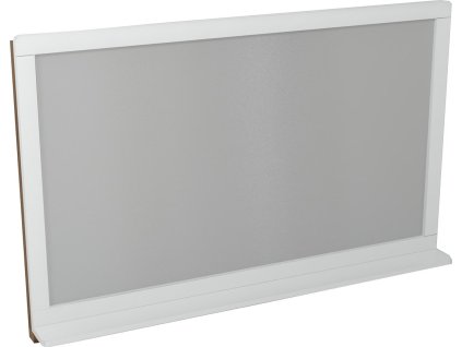 SAPHO PRIM zrcadlo s policí 133x83x14cm, buk/bílá