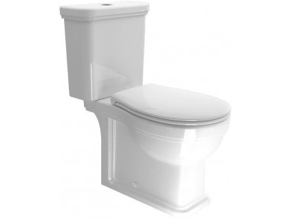 GSI CLASSIC WC kombi, spodní/zadní odpad, bílá WCSET06-CLASSIC